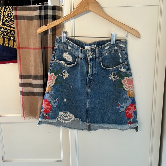 Mango Denim Jean Skirt - Picture 4 of 11